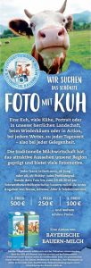 Anzeige im Miesbacher Merkur zum Start des Fotowettbewerbs
