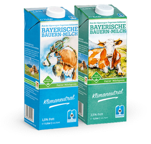 Bayerische Bauernmilch 3,5% + 1,5% Fettgehalt